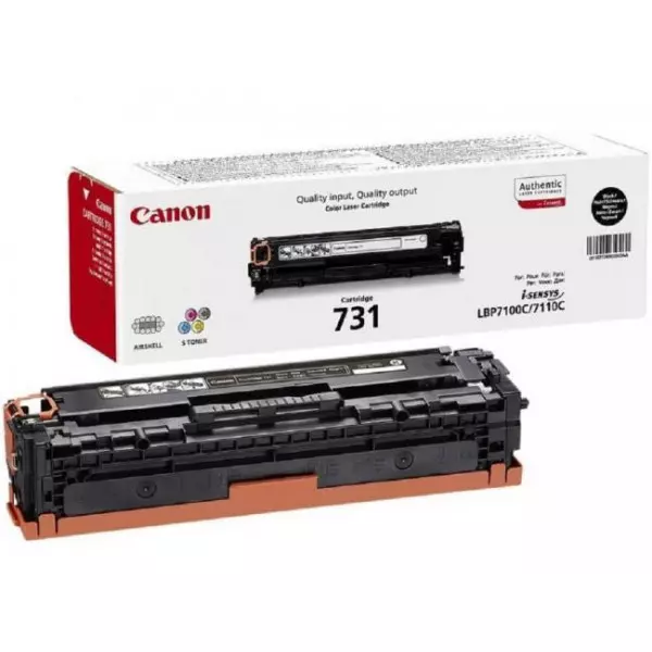 Toner Canon CRG-731 pre LBP 7100cn/7110cw/MF8230Cn/8280Cw black (1.400 str.)