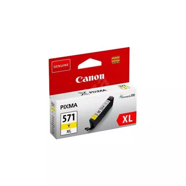Atramentová náplň Canon CLI-571Y pre MG 5750/5751/6850/6851/7750/7751 yellow XL (11 ml)