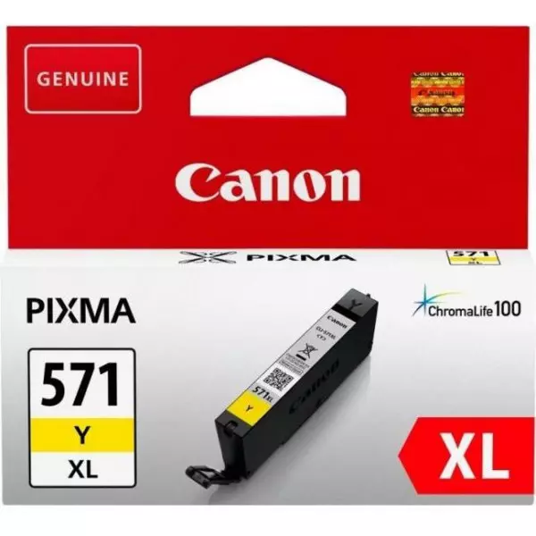 Atramentová náplň Canon CLI-571Y pre MG 5750/5751/6850/6851/7750/7751 yellow (7 ml)