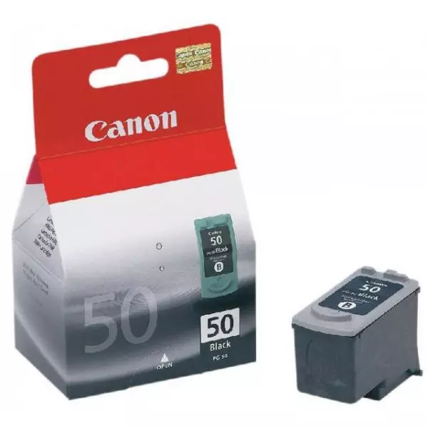 Atramentová náplň Canon PG-50 pre MP 150/160/170/180/450/460/ iP 2200/ MX300 black (545 str.)