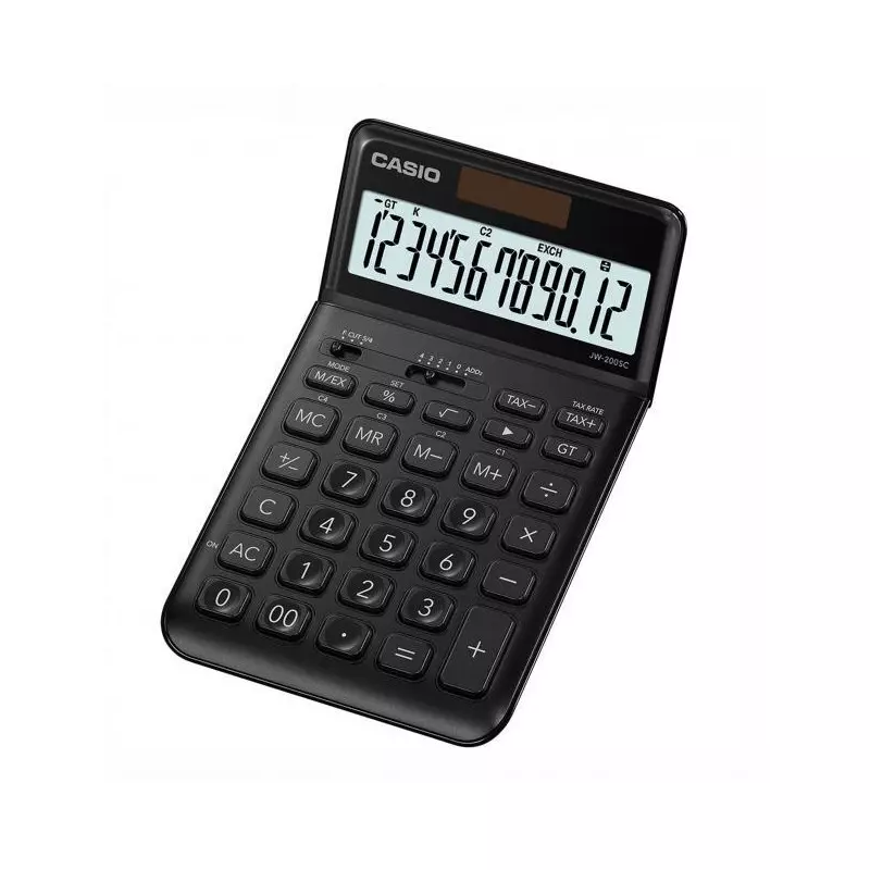 Kalkulačka Casio JW-200SC BK čierna Kalkulačka Casio JW-200SC BK čierna