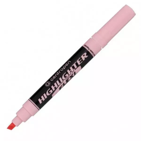 Zvýrazňovač Centropen 8542 Flexi Soft ružový
