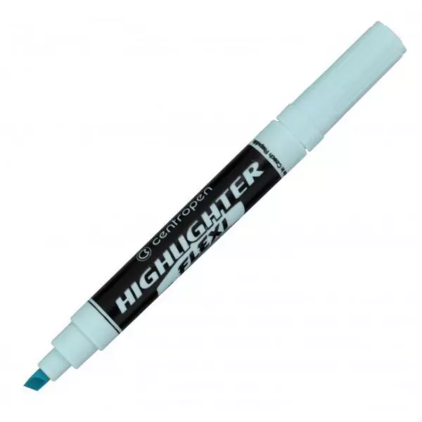 Zvýrazňovač Centropen 8542 Flexi Soft modrý