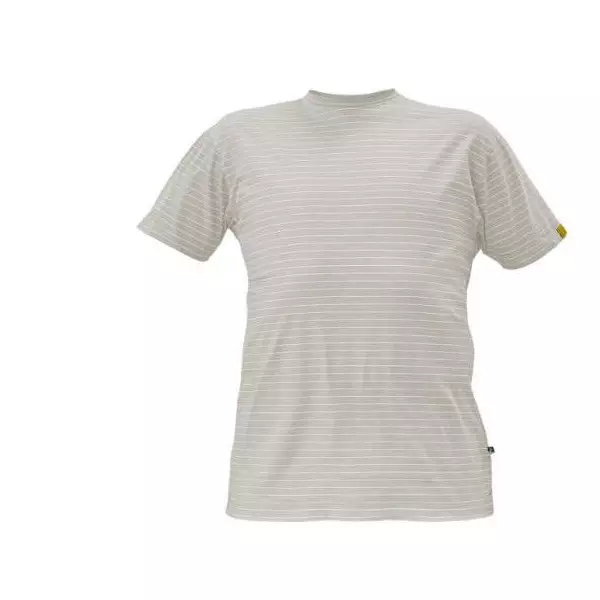 Tričko antistatické unisex NOYO ESD sivé M