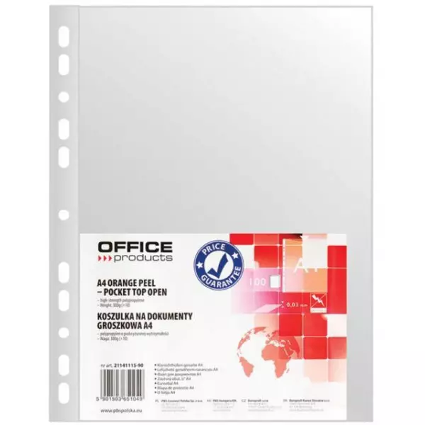 Euroobal Office Products A4 matný 30mic 100ks