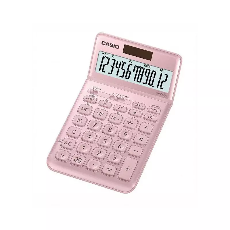 Kalkulačka Casio JW-200SC PK ružová Kalkulačka Casio JW-200SC PK ružová