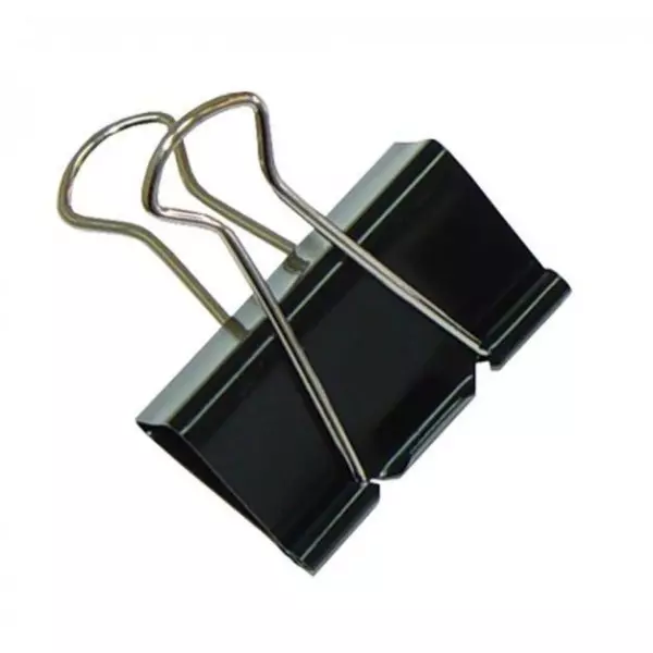 Klipy na dokumenty Office Products 25mm čierne