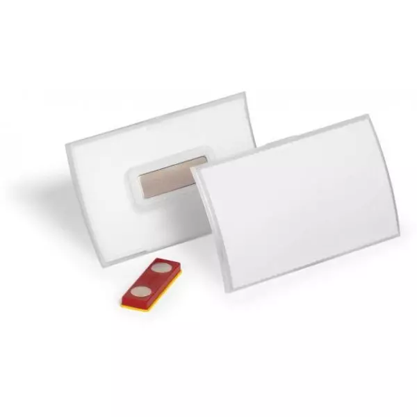 Visačka s magnetom PP DURABLE 54x90mm 10ks