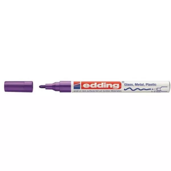 Lakový popisovač edding 751 fialový