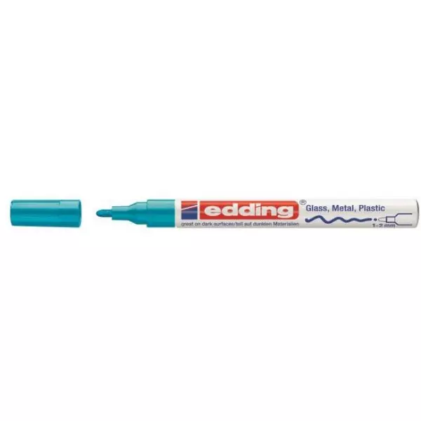 Lakový popisovač edding 751 svetlomodrý