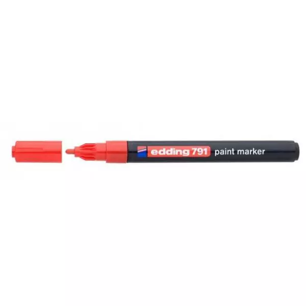 Lakový popisovač edding 791 červený