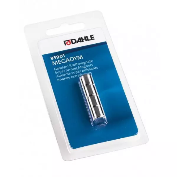 Magnety Dahle Megadym valčeky 10mm 4ks