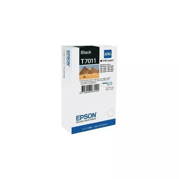 Atramentová náplň Epson T7011 black XXL C13T701140 pre WP4000/WP4500 (3.400 str.)