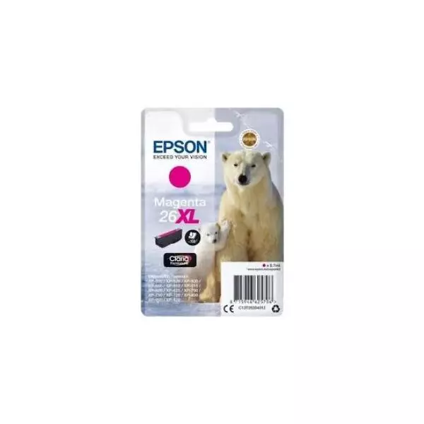 Atramentová náplň Epson T2632 26XL Claria cyan pre XP-600/700 (9,7 ml)
