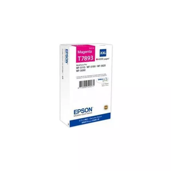 Atramentová náplň Epson C13T789340 magenta XXL pre WF-5620/5690/5190/5000 (4.000 str.)