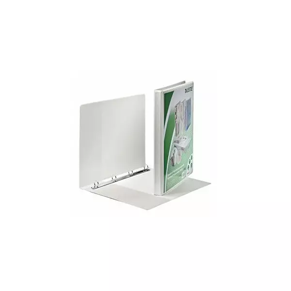 Zakladač prezentačný Leitz 3,0cm 4D-krúžkový A4 MAXI biely
