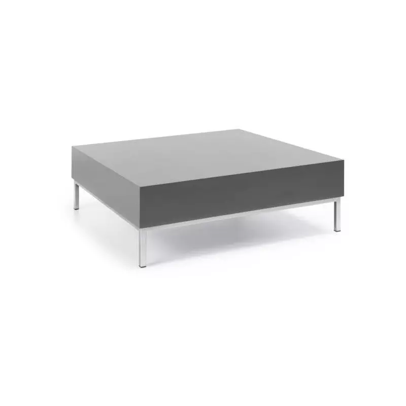Konferenčný stolík S 1 H, 120x85x30 cm, farba sivá, nohy chróm Konferenčný stolík S 1 H, 120x85x30 cm, farba sivá, nohy chróm