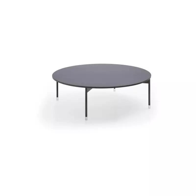 Konferenčný stolík Chic CR40, p 80cm, v 25cm, tvrdené sklo, kovový rám čierny Konferenčný stolík Chic CR40, p 80cm, v 25cm, tvrdené sklo, kovový rám čierny