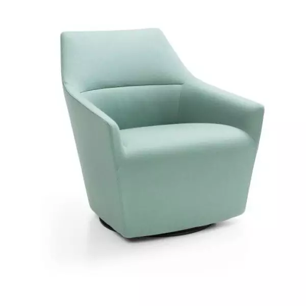 Kreslo Chic celočalúnené, látka Velvet Eucalyptus 193
