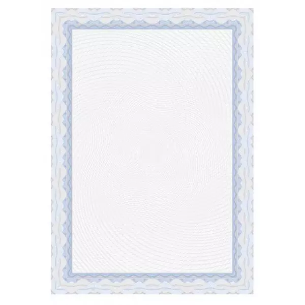 Certifikačný papier APLI A4 modrý 115g 25 hárkov