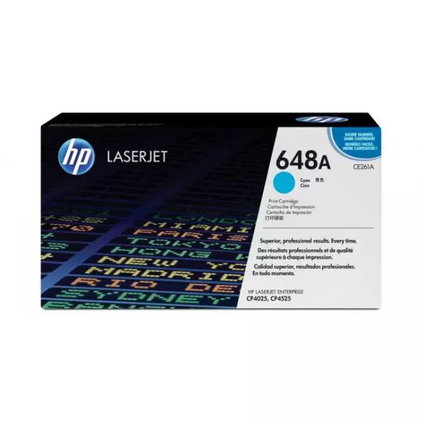 Toner HP CE261A HP 648A pre LaserJet CP4525 cyan (11.000 str.)