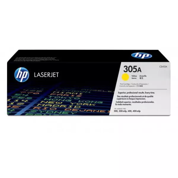 Toner HP CE412A HP 305A pre CLJ M351/451/375/475 yellow (2.600 str.)