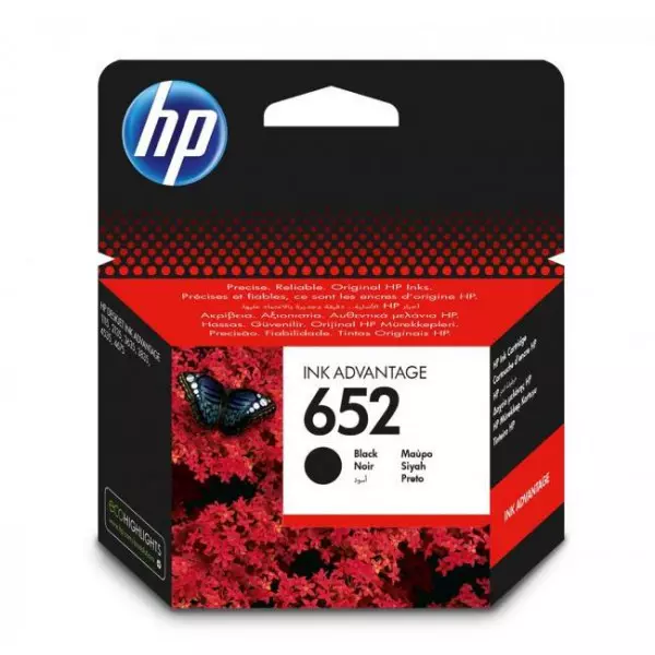 Atramentová náplň HP F6V25AE HP 652 pre DeskJet Ink Advantage 1115/2135/3635/3775 black (360 str.)
