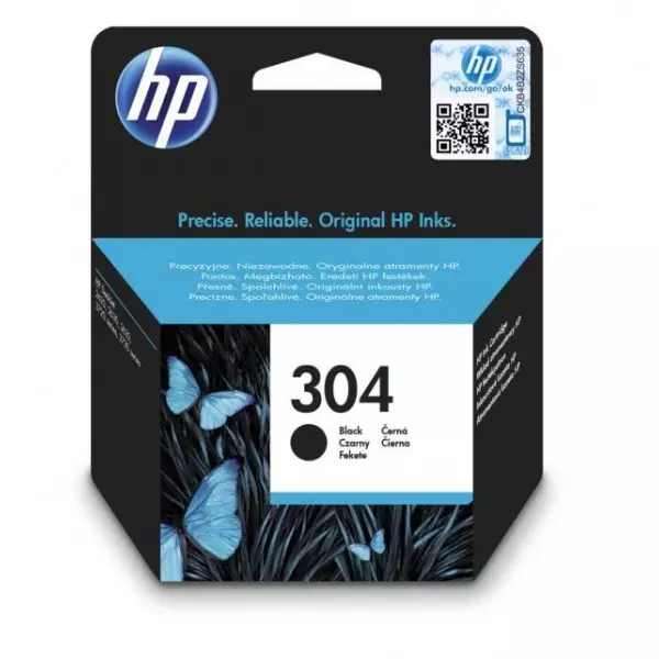 Atramentová náplň HP N9K06AE HP 304 pre DeskJet 2620/2630/3750/3760/3762 black (120 str.)