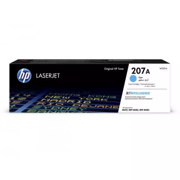 Toner HP W2211A HP 207A pre Color LaserJet Pro M255/MFP M282/ M283 cyan (1.250 str.)
