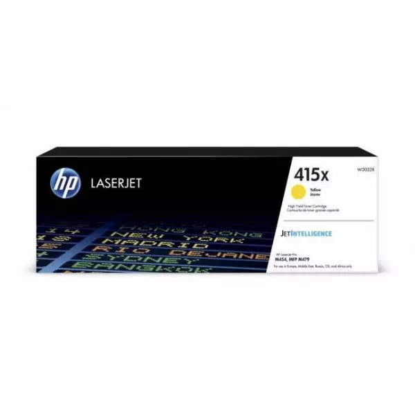 Toner HP W2032X HP 415X pre LaserJet Pro M454/MFP M479/ CLJ Enterprise M455/M480 yellow XL (6.000)