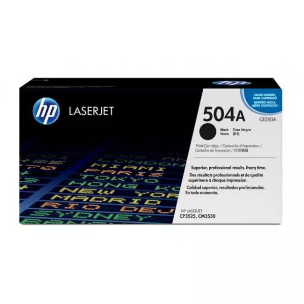 Toner HP CE250A HP 504A pre Color LaserJet CM3530/CP3525 black (5.000 str.)