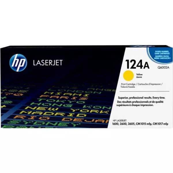 Toner HP Q6002A HP 124A pre LaserJet 1600/2600/CM1015 yellow (2.000 str.)