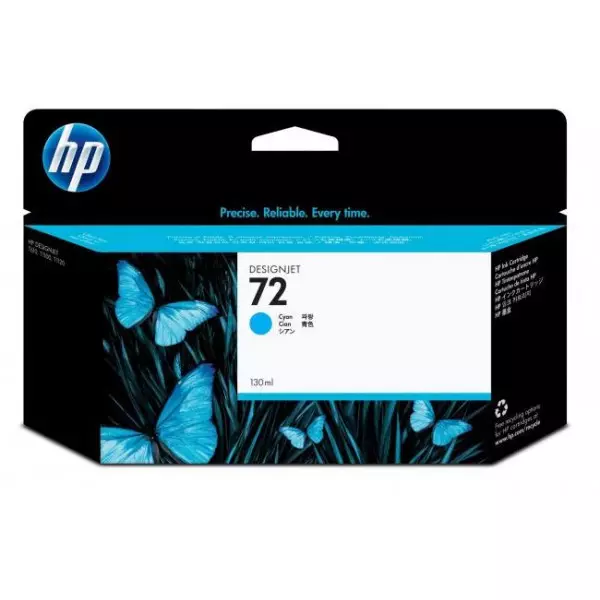 Atramentová náplň HP C9371A HP 72 pre DesignJet T610/T620/T790/T770 cyan (130 ml)