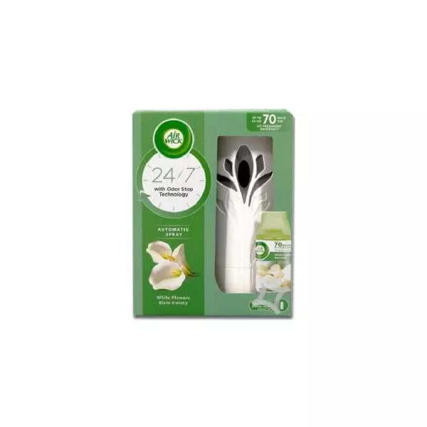 Air Wick Automat osviežovač + náplň 250 ml Biele Kvety