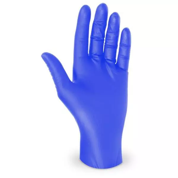 Rukavice jednorazové, nitrilové, nepudrované, modré veľ. 10/XL (100 ks)