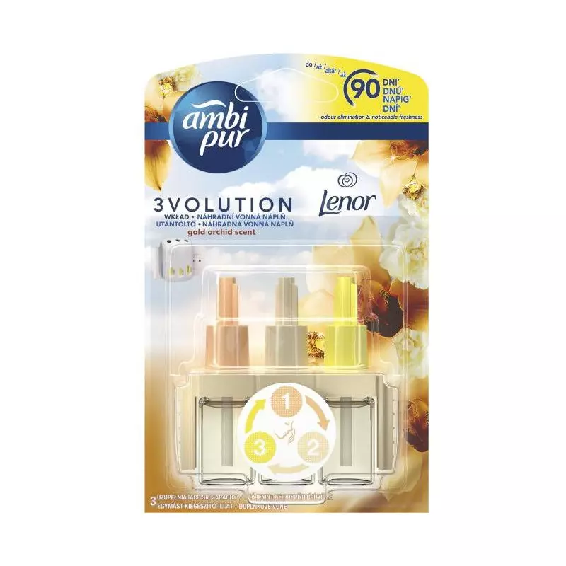 Ambi Pur 3Volution náplň do osviežovača 20 ml Gold Orchidea Ambi Pur 3Volution náplň do osviežovača 20 ml Gold Orchidea