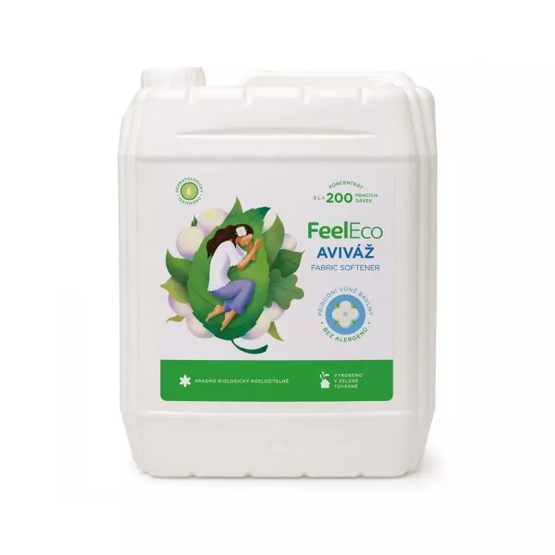Feel Eco aviváž s vôňou bavlny 5 l Feel Eco aviváž s vôňou bavlny 5 l