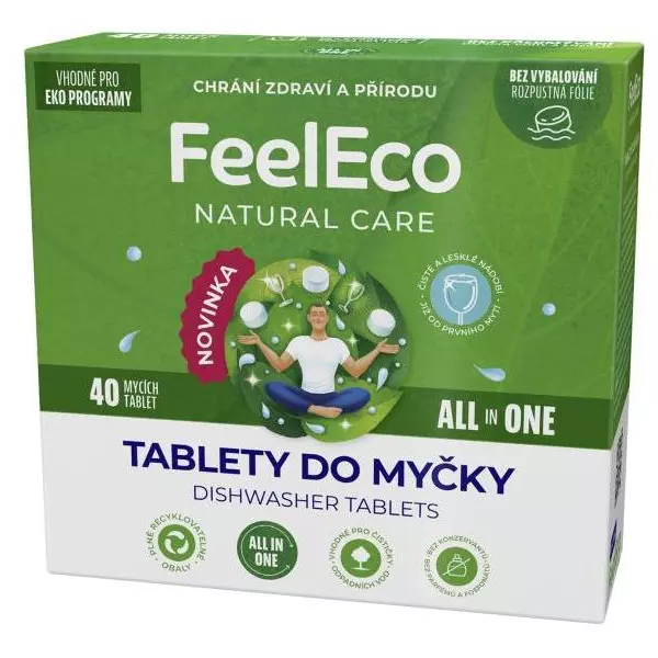 Tablety do umývačky FeelEco All in One 40 ks