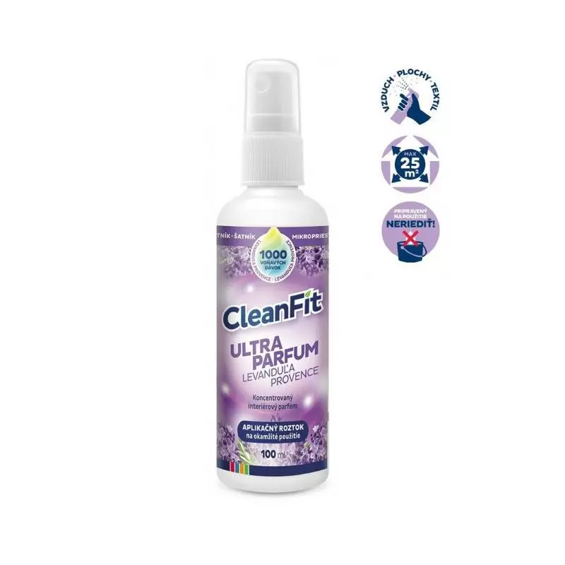 Cleanfit ultraparfum - Levanduľa Provence 100 ml Cleanfit ultraparfum - Levanduľa Provence 100 ml