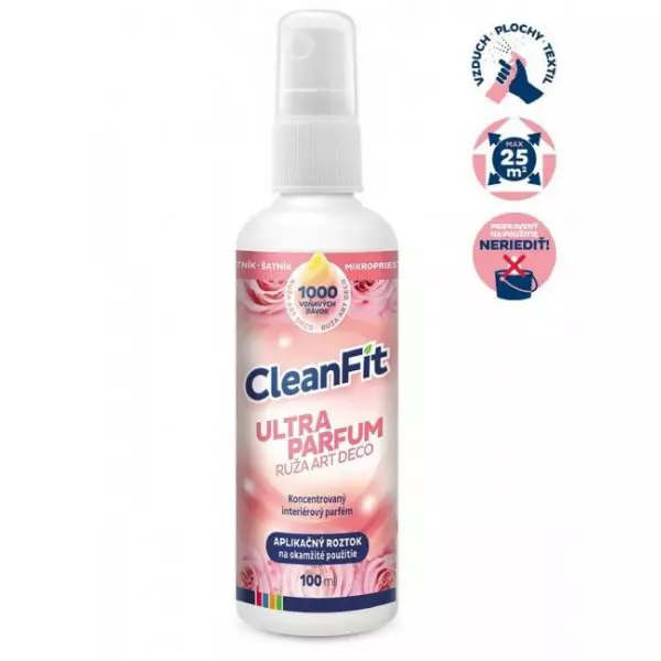 Cleanfit ultraparfum - Ruža Art Deco 100 ml