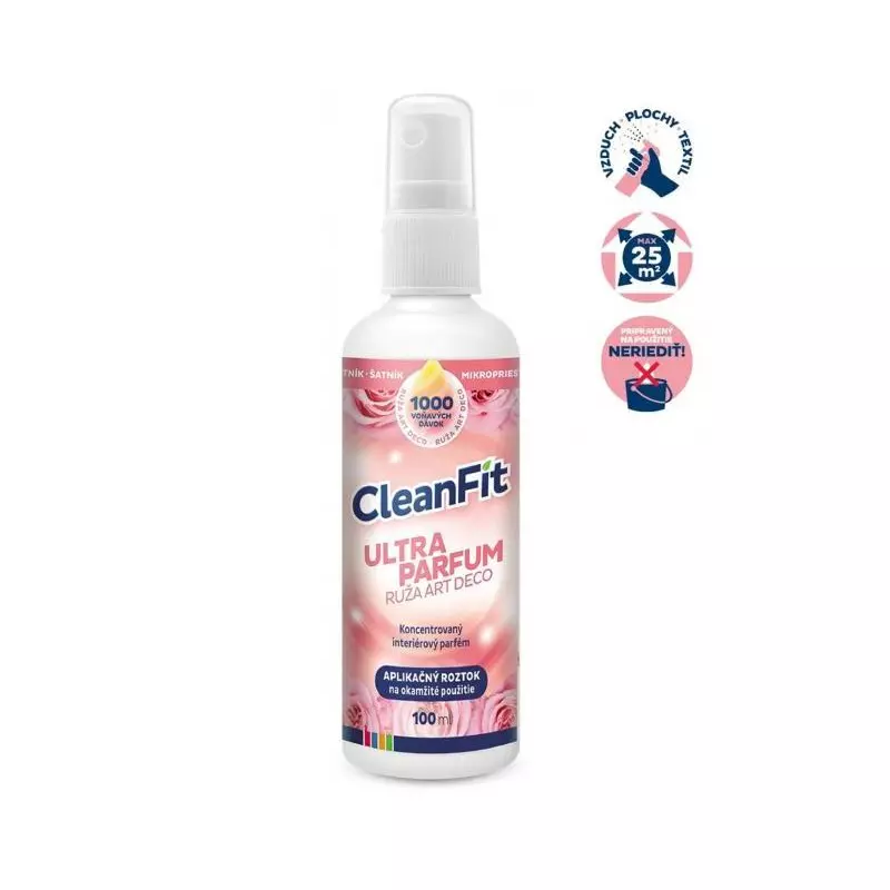 Cleanfit ultraparfum - Ruža Art Deco 100 ml Cleanfit ultraparfum - Ruža Art Deco 100 ml