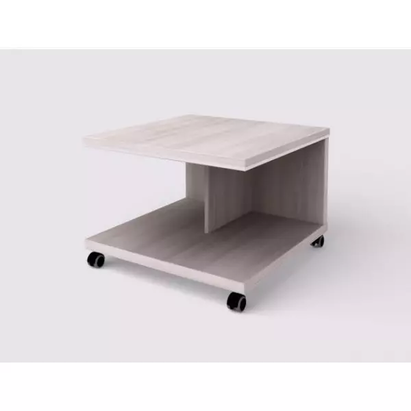 Konferenčný stolík mobilný Lenza Wels, 70x50x70cm, agát svetlý