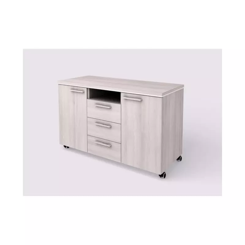 Kontajner mobilný nika Lenza Wels, 120x76,2x50,4cm, agát svetlý Kontajner mobilný nika Lenza Wels, 120x76,2x50,4cm, agát svetlý