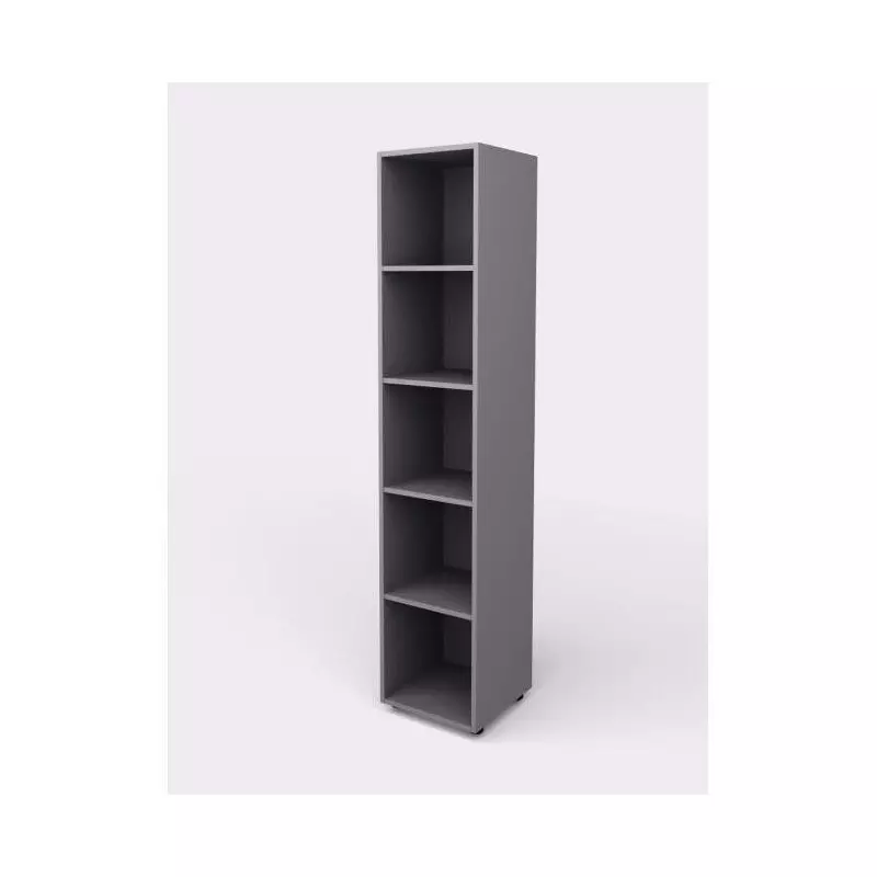 Skriňa otvorená vysoká 4 police Lenza Wels, 39,9x196,5x40,4cm, sivá Skriňa otvorená vysoká 4 police Lenza Wels, 39,9x196,5x40,4cm, sivá