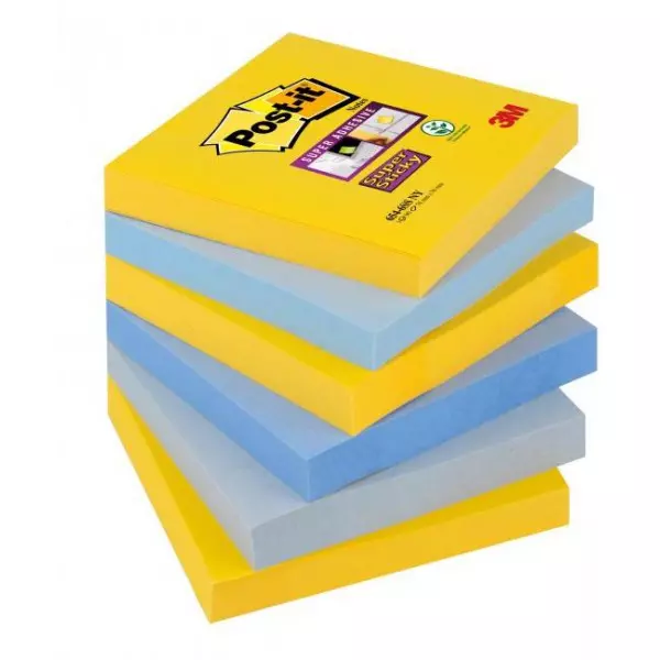 Bločky Post-it Super Sticky `New York` 76x76mm