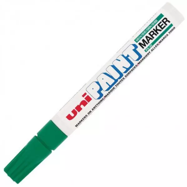 Lakový popisovač uni PAINT PX-20 zelený