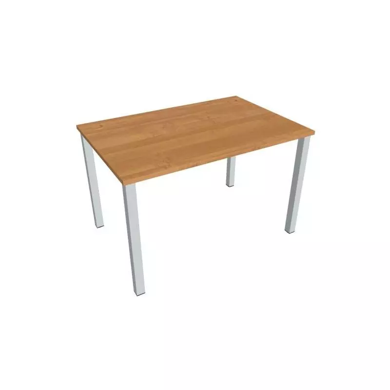 Pracovný stôl Uni, 120x75,5x80 cm, jelša/sivá Pracovný stôl Uni, 120x75,5x80 cm, jelša/sivá