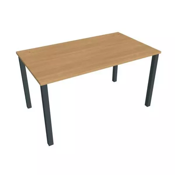Pracovný stôl Uni, 140x75,5x80 cm, dub/čierna