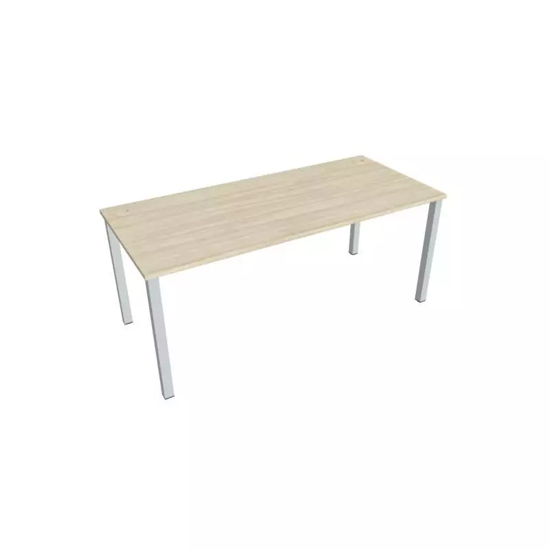 Pracovný stôl Uni, 180x75,5x80 cm, agát/sivá Pracovný stôl Uni, 180x75,5x80 cm, agát/sivá