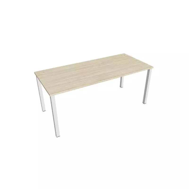 Pracovný stôl Uni, 180x75,5x80 cm, agát/biela Pracovný stôl Uni, 180x75,5x80 cm, agát/biela